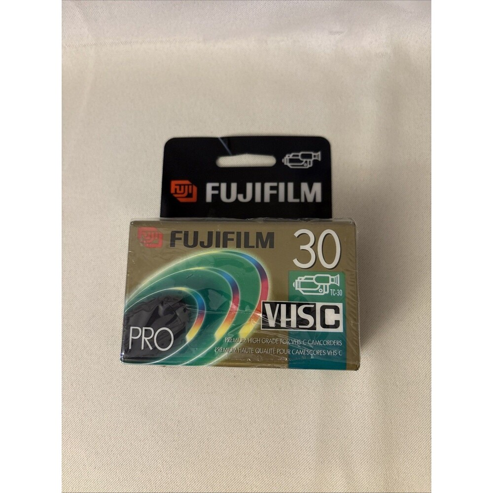 NEW Fujifilm Pro VHS-C Camcorder Video Cassette Tape TC-30